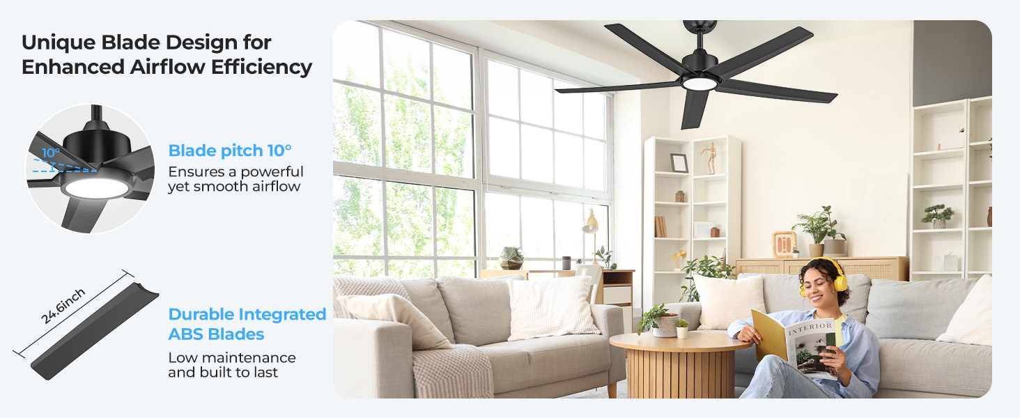 52 inch ceiling fan with light
