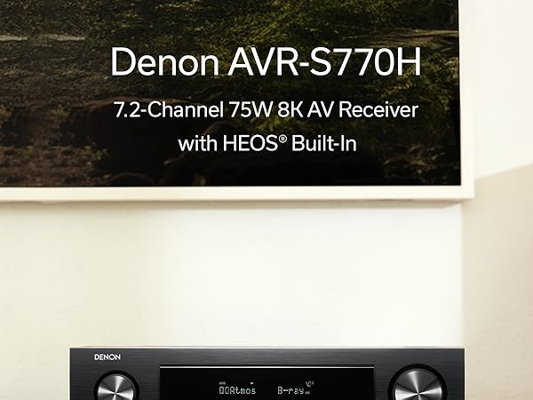 Denon AVR-S770H 7.2 Ch Home Theater Receiver