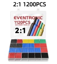 ファインメルト Amazon.com: 1120PCS Heat Shrink Tubing 2:1, Eventronic