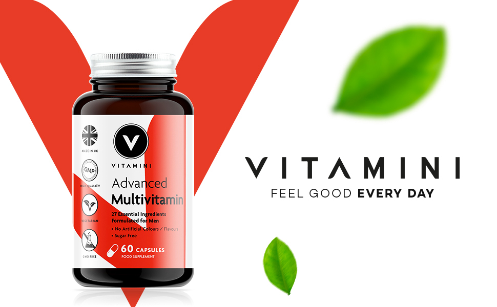 Advanced Multivitamin for Men High Strength Formula with 27 Essential