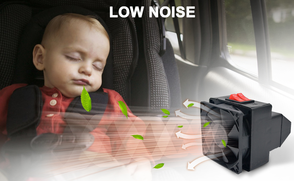 YOMTOVM Portable 12V Car Heater Defroster Defogger, 150W