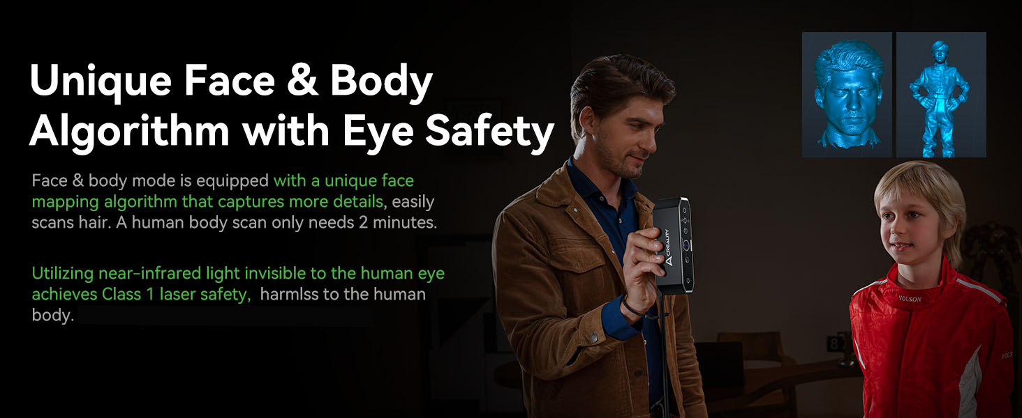 Creality CR-Scan Otter 3D Scanner for 3D Printing, Handheld 3D Printer Scanner with 4 Lens Stereo Vision 10-2000mm Range, Anti-Shake Tracking 24-Bit Full-Color for iOS Mac Windows Android 12 3d scanner