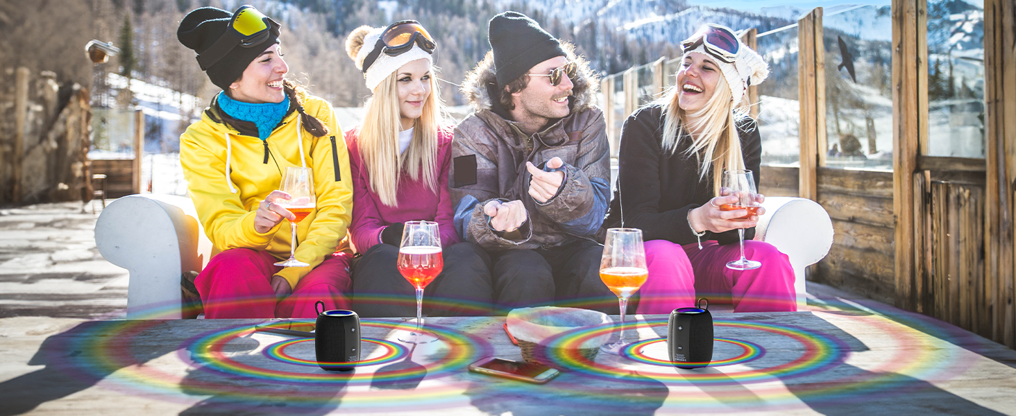 bluetooth speakers wireless speaker waterproof speaker small portable speakers travel speakers