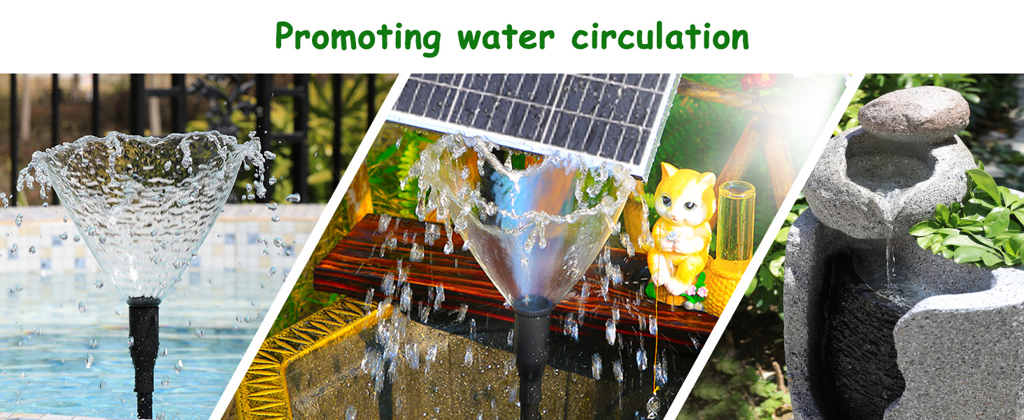 solar water fountain
