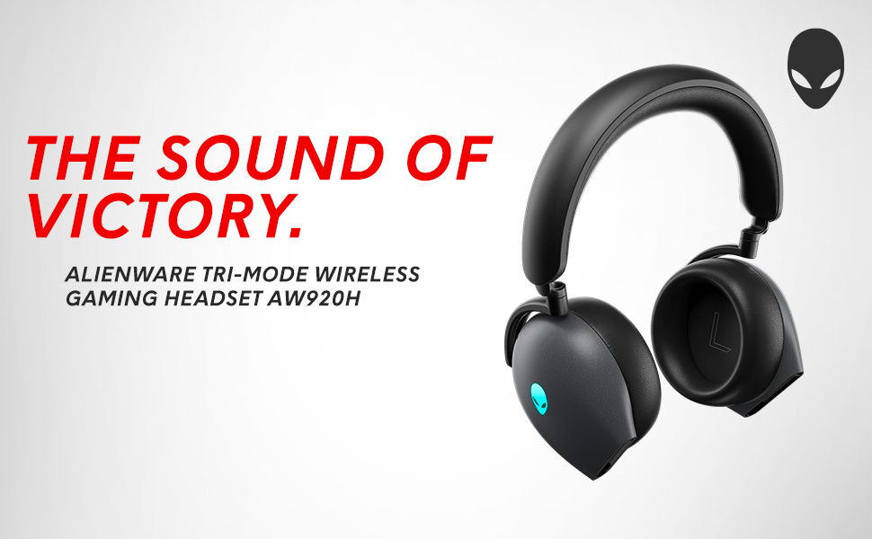 Alienware Tri-Mode ゲーミング ヘッドセット AW920H Alienware AW920H Tri-Mode Wireless Gaming Headset - Dolby