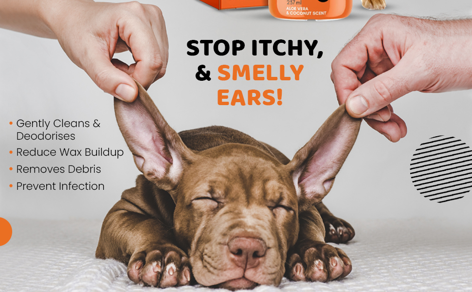 Dog Ear Cleaner Natural Ear Cleaner For All Dogs Ear Wash To Stop