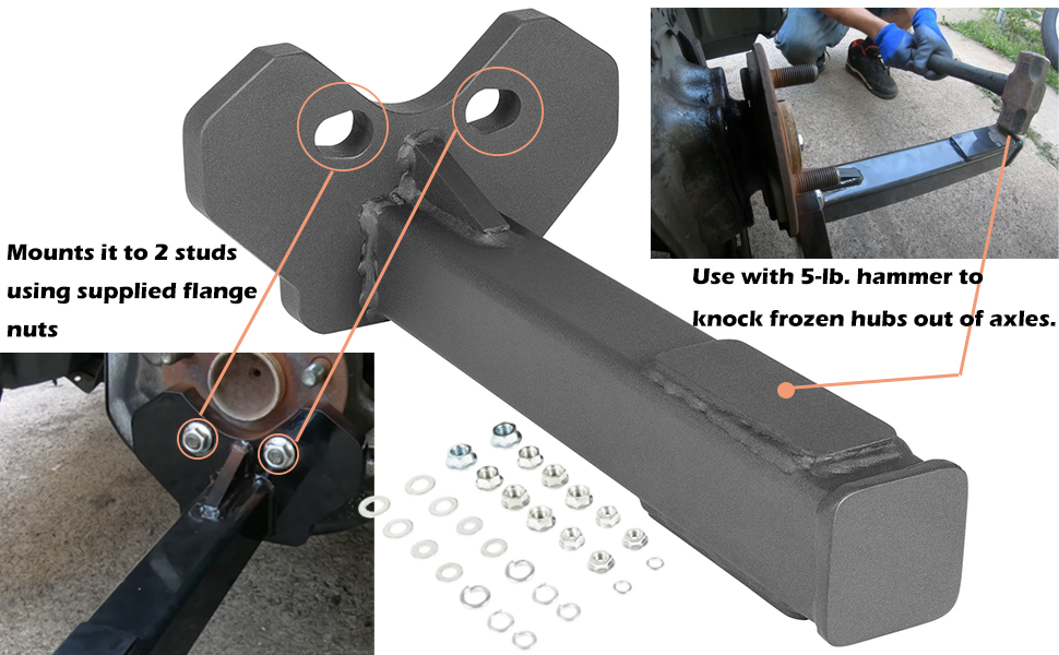 8629 Wheel Hub Removal Tool Compatible with All Axle Bolt