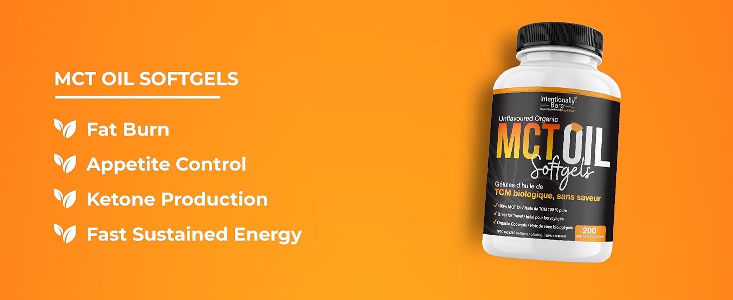 MCT Oil Softgels Capsules 200