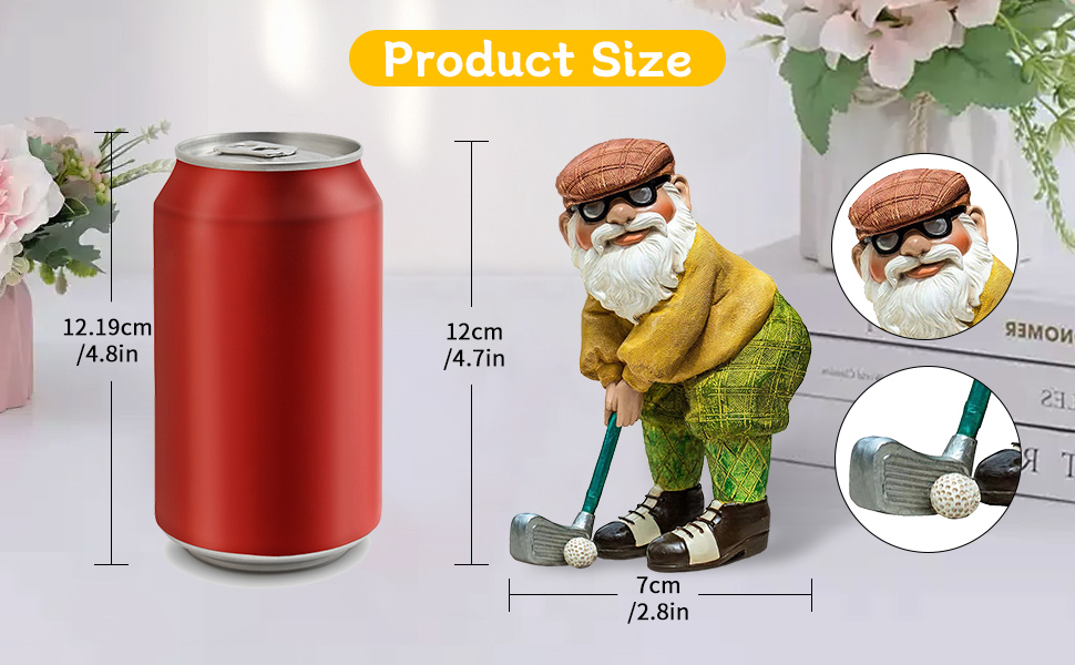 Garden Gnomes Statue, Garden Ornament Outdoor