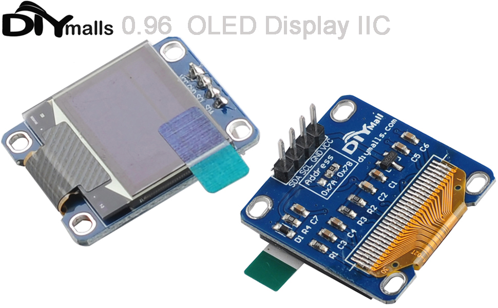 Mua 0.96" inch OLED Display Screen Module I2C IIC 128x64 SS - D - 1306 ...