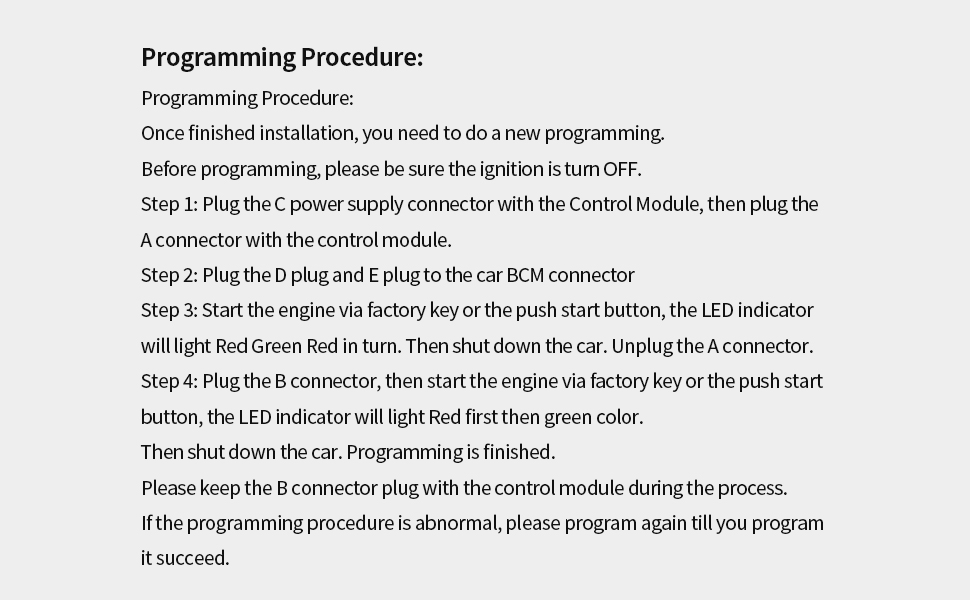 programming method