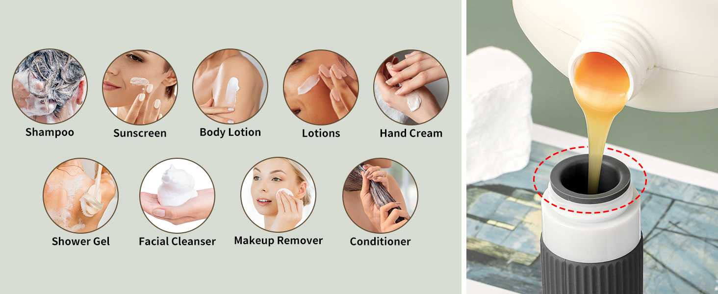 Travel Bottles for Toiletries