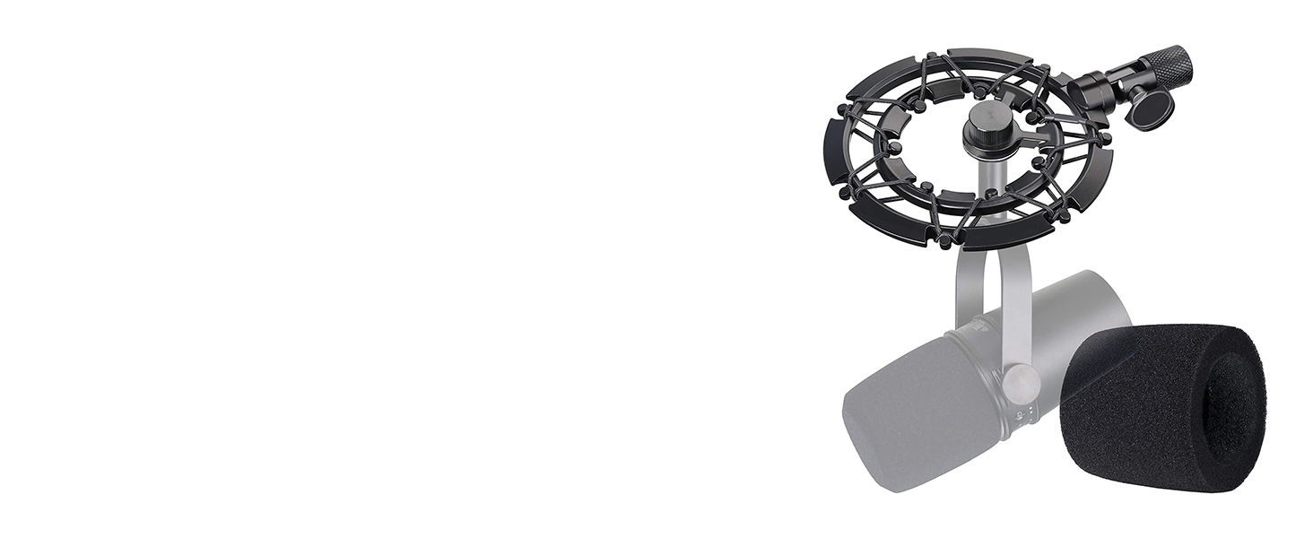 YOUSHARES Pop Filter 4 Inch 3 Layers Metal Windscreen