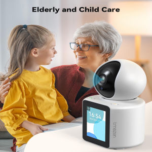 DEATTI Video Pet Dog Camera Indoor Two Way Wireless Security Camera