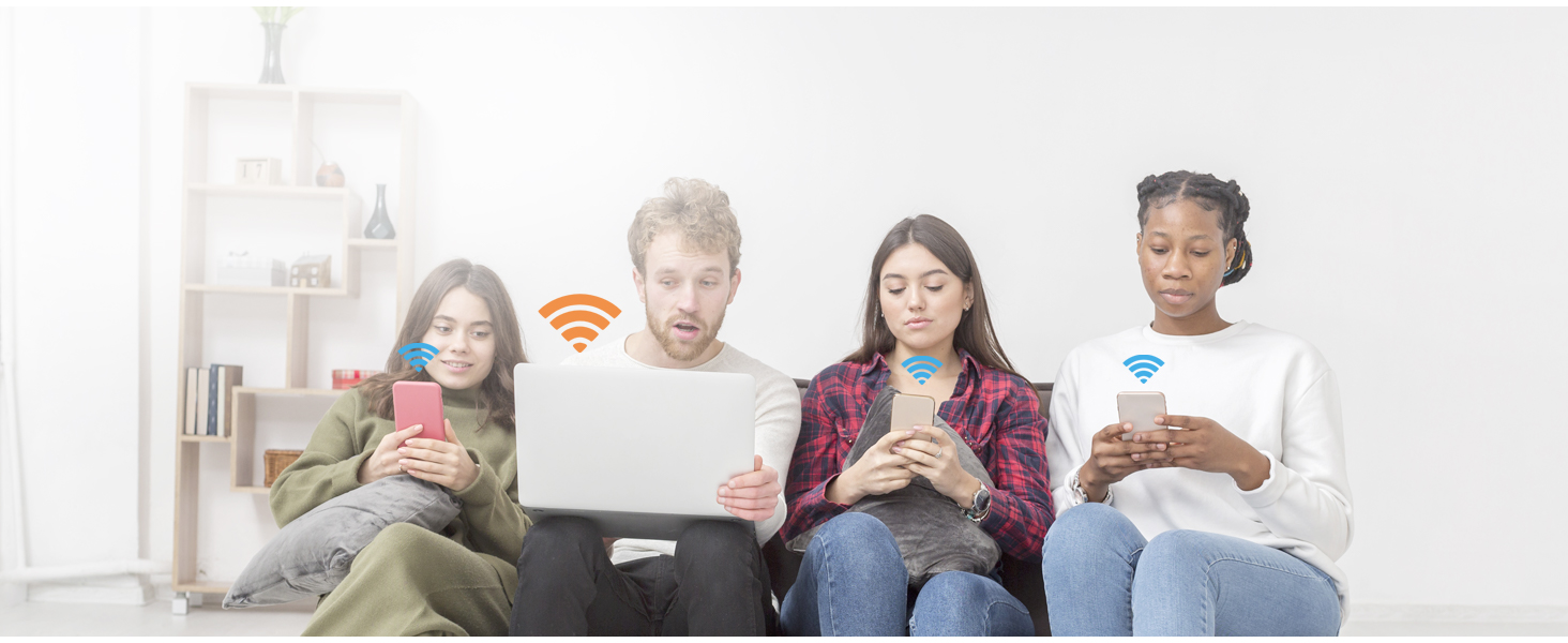 Guest Network Use your smartphone to easily setup guest-access and restricted-lists.