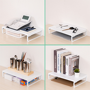 Amazon.co.jp: サインキングダム モニター台 スチール製 机上台