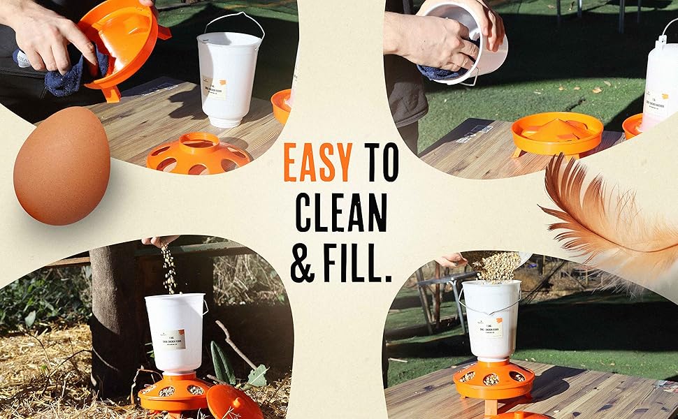 Roosty's Chick Feeder and Waterer Kit, Chicken Feeder and