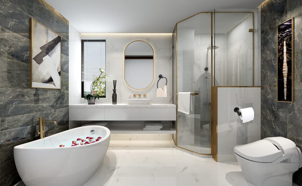 Miami Toilet Roll Holder Matt Black - Miller Bathroom