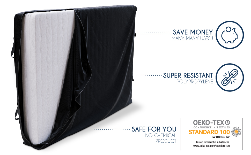 Dreamzie Protective Cover for Storing and Moving Mattresses 135x190 x
