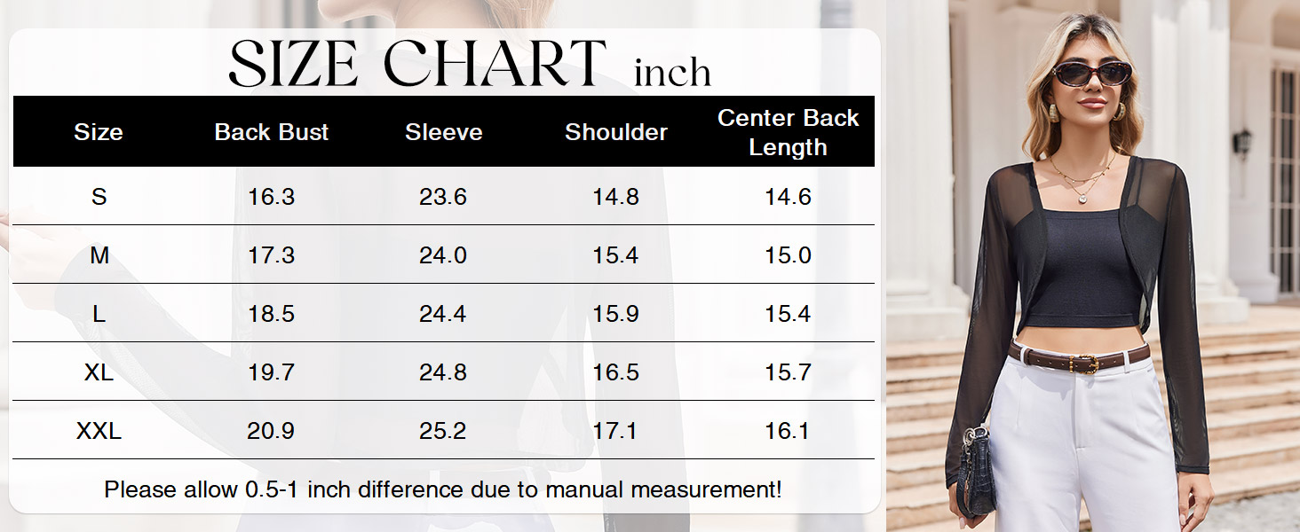 sheer Shrug for women