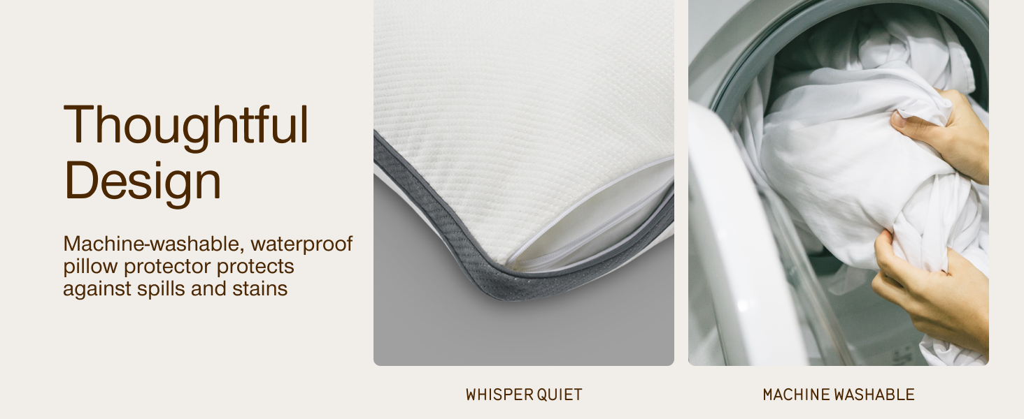 machine washable pillow protector waterproof pillow cover maternity pillow waterproof protector soft