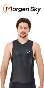 Amazon | MORGEN SKY ウェットスーツ 3mm メンズ ウェットベスト