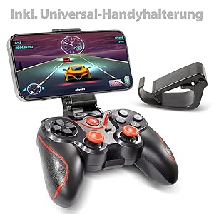 Controller inklusive Handyhalterung/Smartphone Halterung