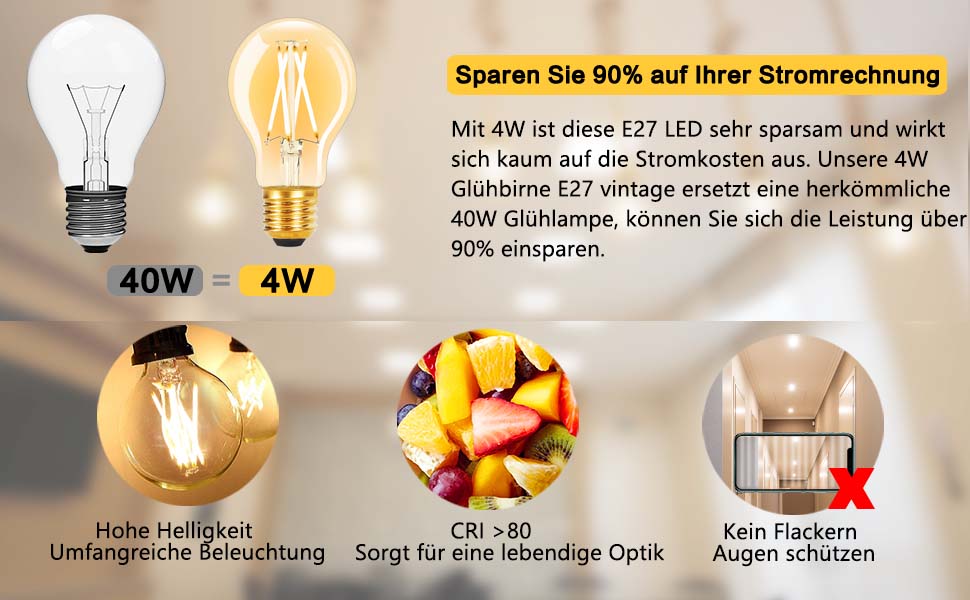 leuchtmittel e27 led warmwei?