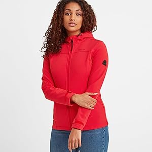KELD RED SOFTSHELL JACKET WATERPROOF