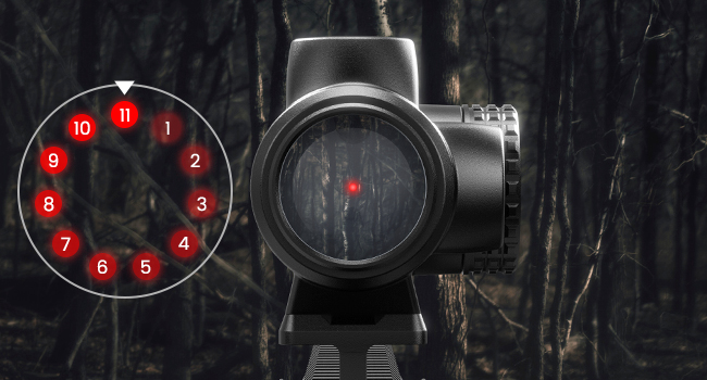 Feyachi V90 2 MOA Red Dot Sight Shake Awake Red Dot Scope Waterproof Rifle Scope