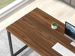 3-4 office desk shelf1.346 walnut