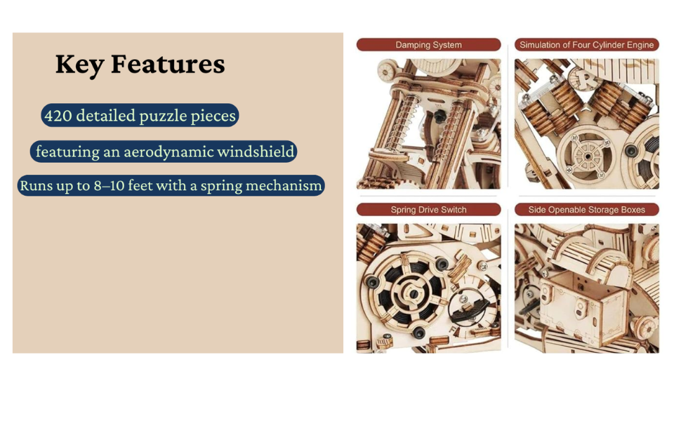 Cruiser Motorcycle Puzzle (420 Pcs)