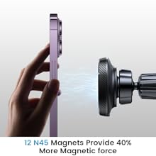 a smartphone with a magnetic lens