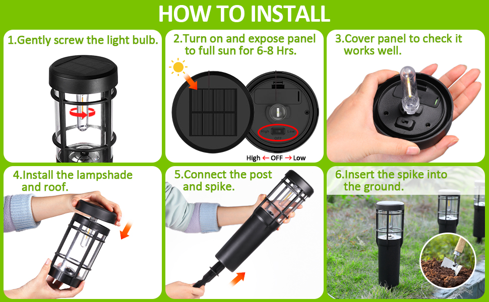 solar pathway lights outdoor