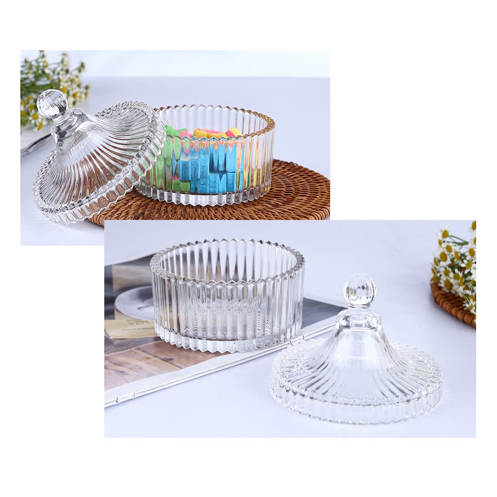 Elegant Crystal Candy Jar - Wedding Buffet Gift -14