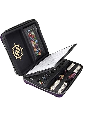 ENHANCE Collector Edition Tabletop RPG Organizer Case All-in-One Storage Case for RPG Players