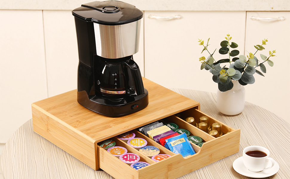 MERISMON coffee pod organizer coffee holder coffee pod