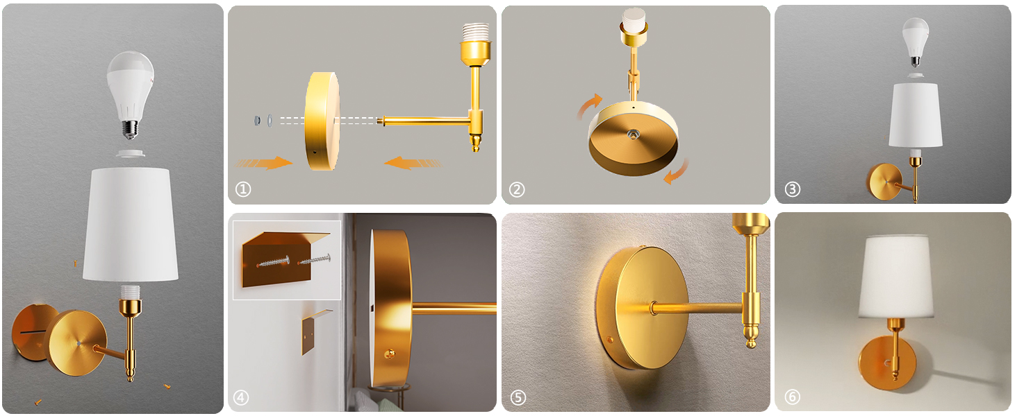 wall light battery powered