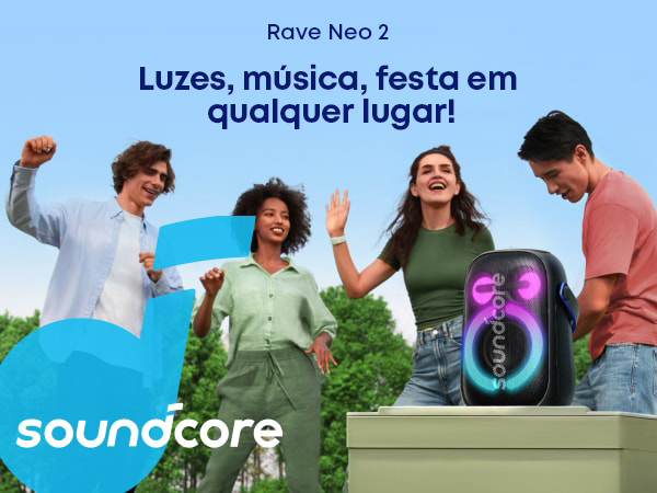 soundcore Anker Rave Neo 2, Alto-Falante Portátil, 80W