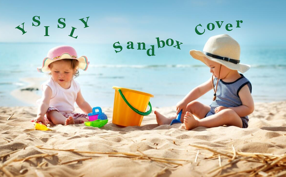 YSISLY Sandbox Cover Square Waterproof Sandpit Cover with
