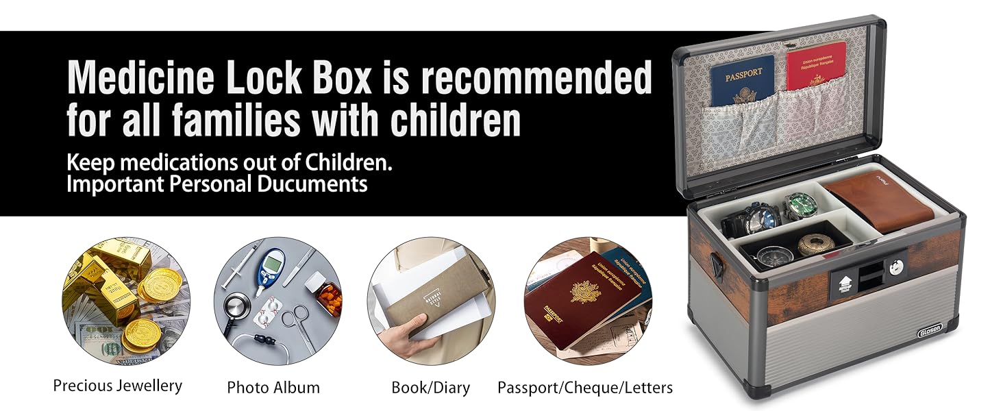 medicine lock box