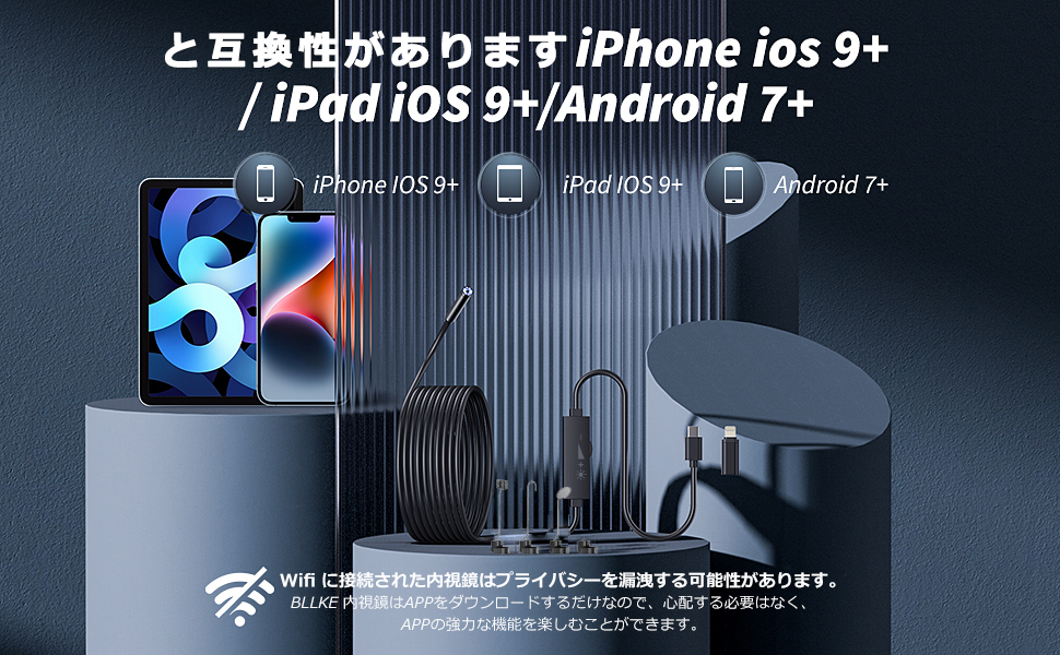 Amazon.co.jp: ファイバースコープ 1920P HD 内視鏡カメラ 300万