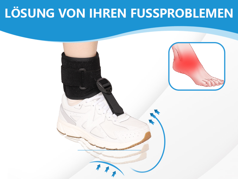 Fusheberschiene links