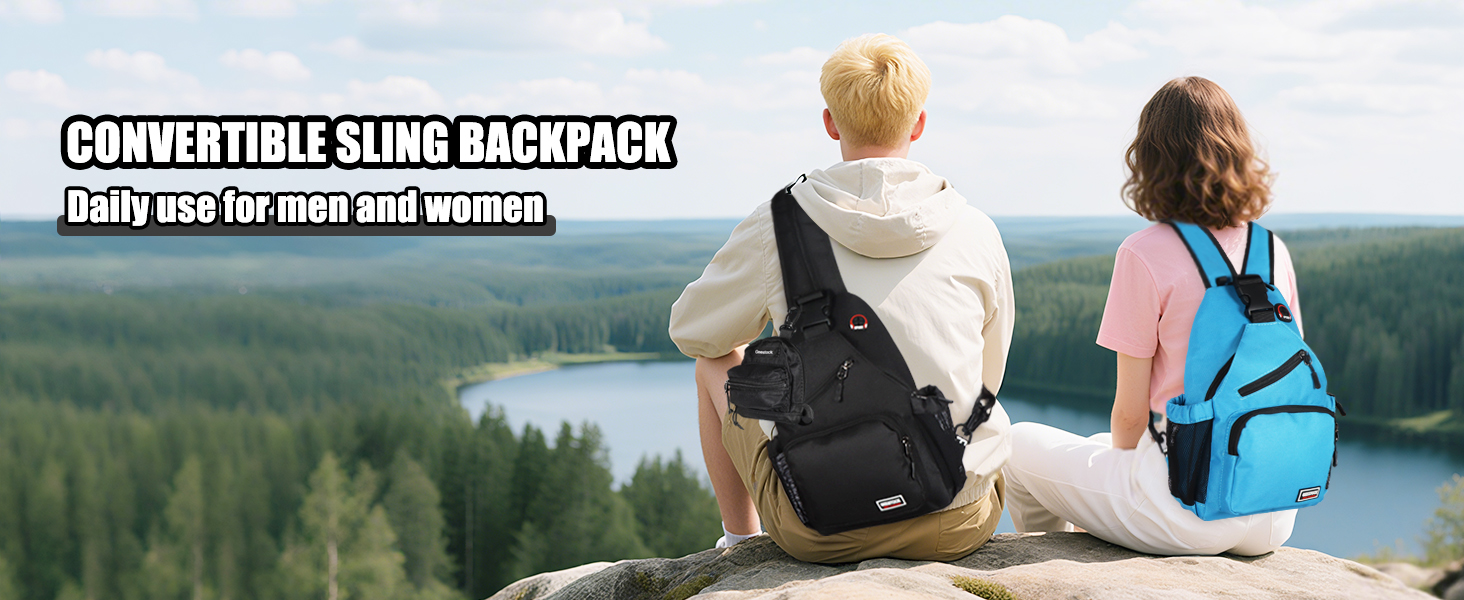 Convertible Sling Backpack