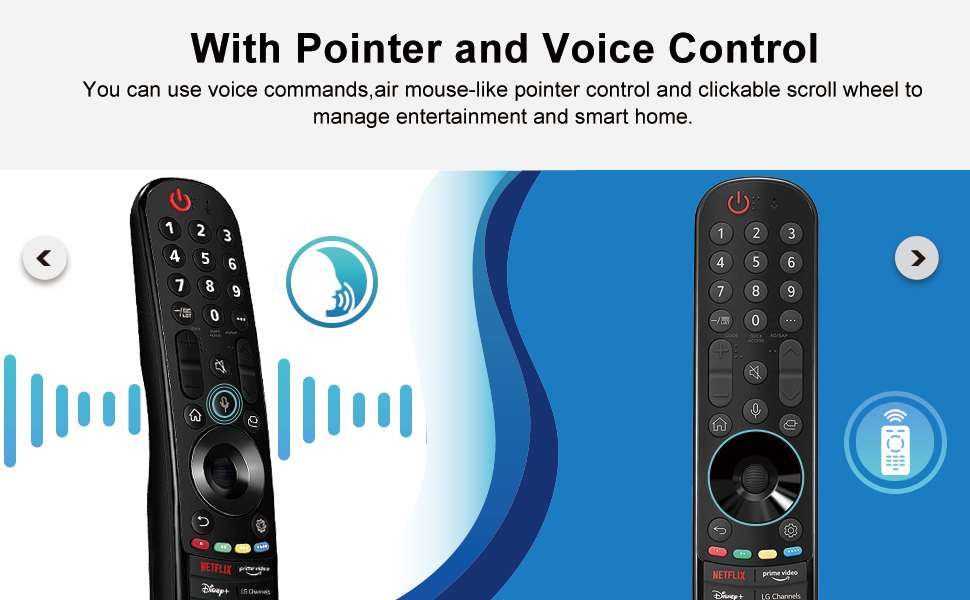 New Replacement for LG Magic Remote with Pointer and Voice