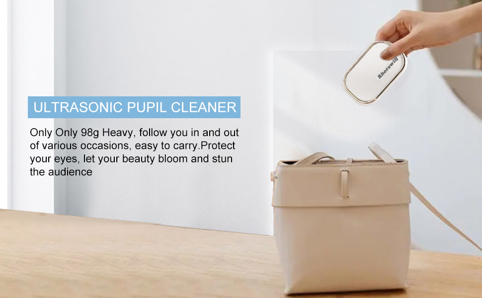 Contact Lens Cleaner Machine Ultrasonic Portable Contact