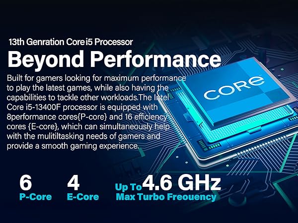 自作PC(Corei5 13400F、Mem32G、NVMe1T、RX6600) Amazon.com: LXZ Gaming PC Desktop Core I5-13400F, RTX 4060