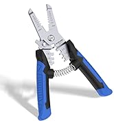 VCELINK Multi-Functional Wire Stripper GJ711,3-in-1 Pliers Tool for Stripping,Cutting and Crimpin...