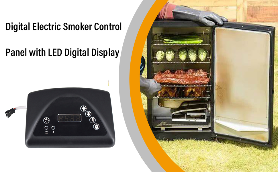 Digital Electric Smoker Control Panel with LED Digital