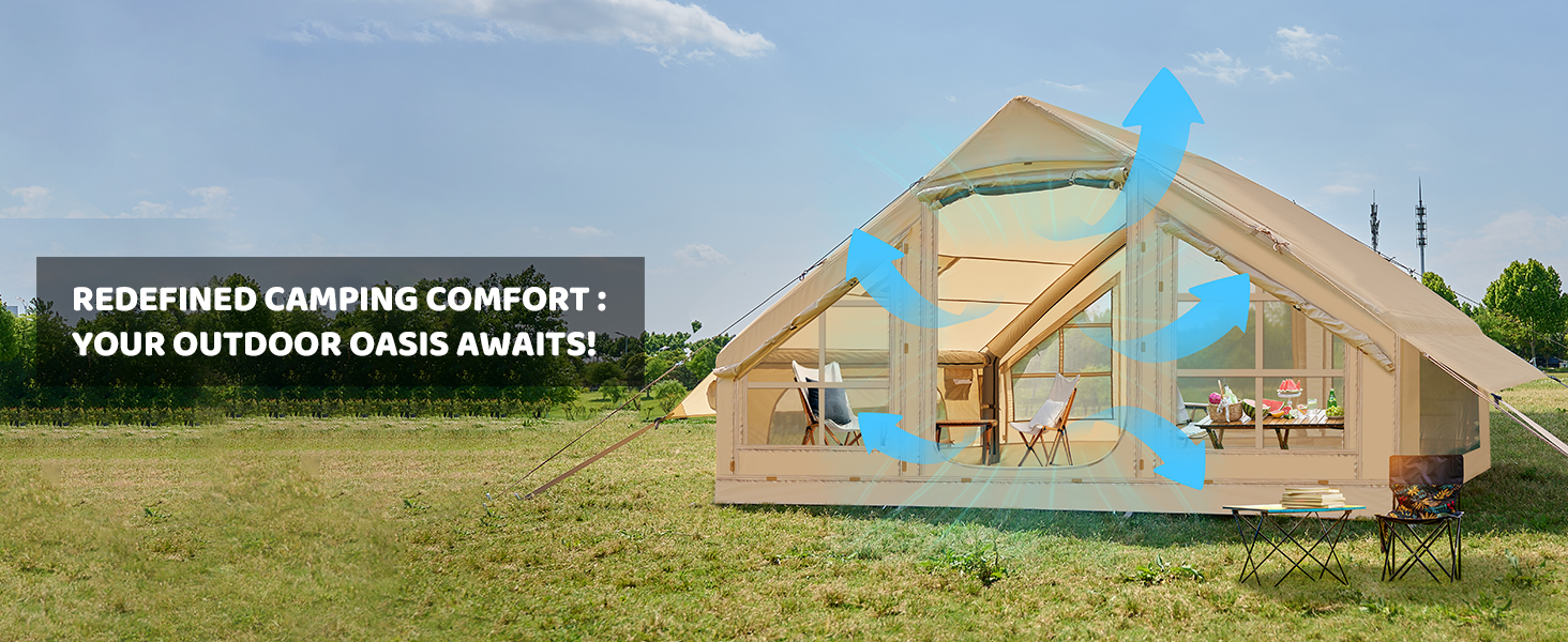 blow up tent house